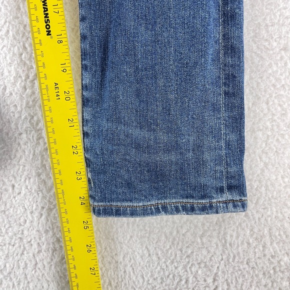 Citizens of Humanity Blue Elsa Mid-Rise Slim Fit Crop Jeans Womens Size 27 - Picture 7 of 16